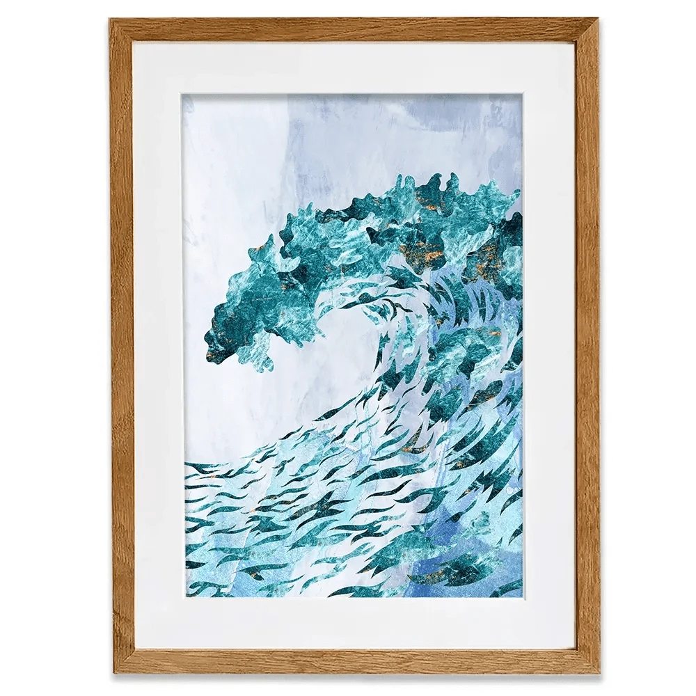 Ocean Grunge Framed Art Print Ocean Grunge Framed Art Print wall art product Sarah Manovski