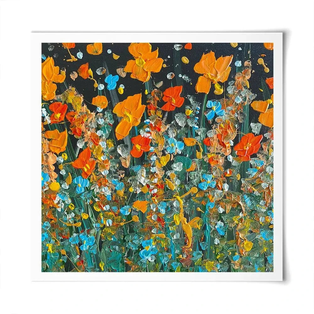 October Night Square Art Print October Night Square Art Print wall art product Charlotte Anna Reed