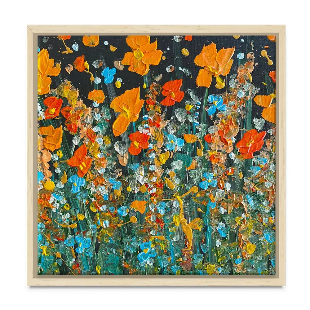 October Night Square Canvas Print October Night Square Canvas Print wall art product Charlotte Anna Reed