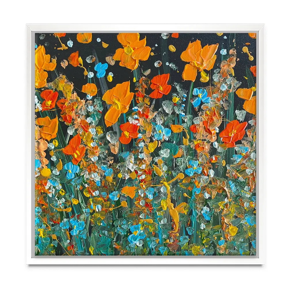 October Night Square Canvas Print October Night Square Canvas Print wall art product Charlotte Anna Reed