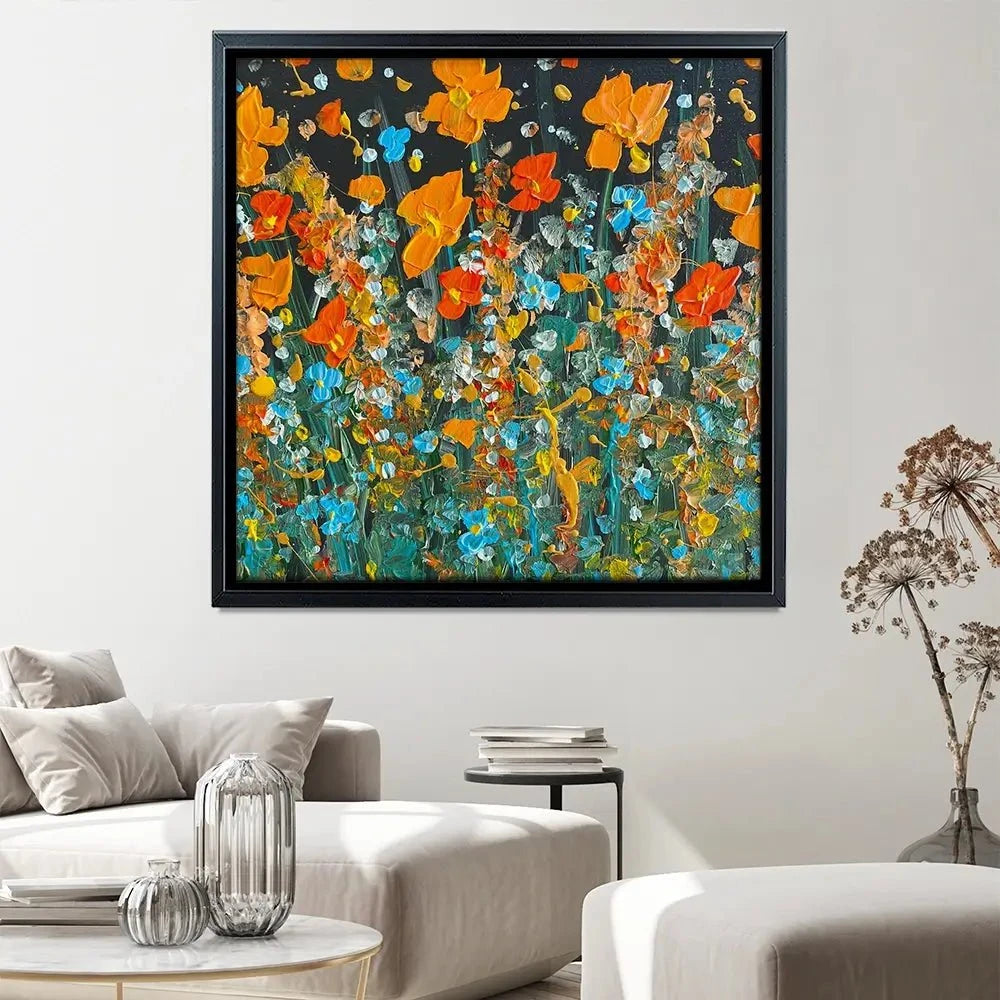 October Night Square Canvas Print October Night Square Canvas Print wall art product Charlotte Anna Reed
