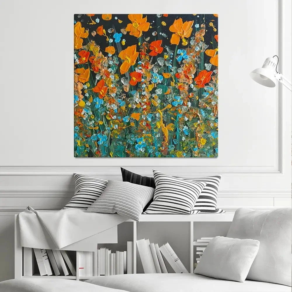October Night Square Canvas Print October Night Square Canvas Print wall art product Charlotte Anna Reed