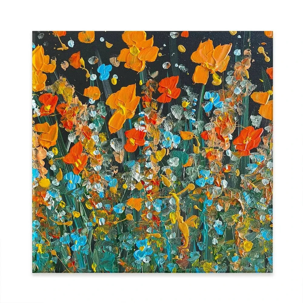 October Night Square Canvas Print October Night Square Canvas Print wall art product Charlotte Anna Reed