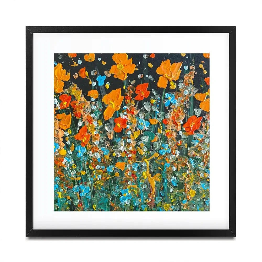 October Night Square Framed Art Print October Night Square Framed Art Print wall art product Charlotte Anna Reed