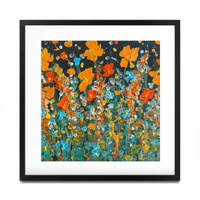 October Night Square Framed Art Print October Night Square Framed Art Print wall art product Charlotte Anna Reed