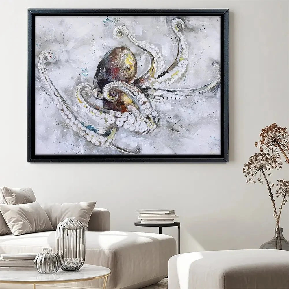 Octopus Canvas Print Octopus Canvas Print wall art product Nicola Jane Rowles