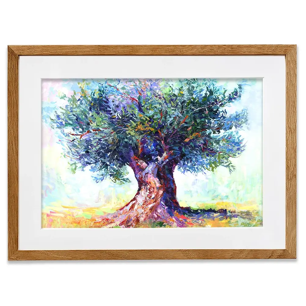 Olive Tree Framed Art Print Olive Tree Framed Art Print wall art product Leon Devenice