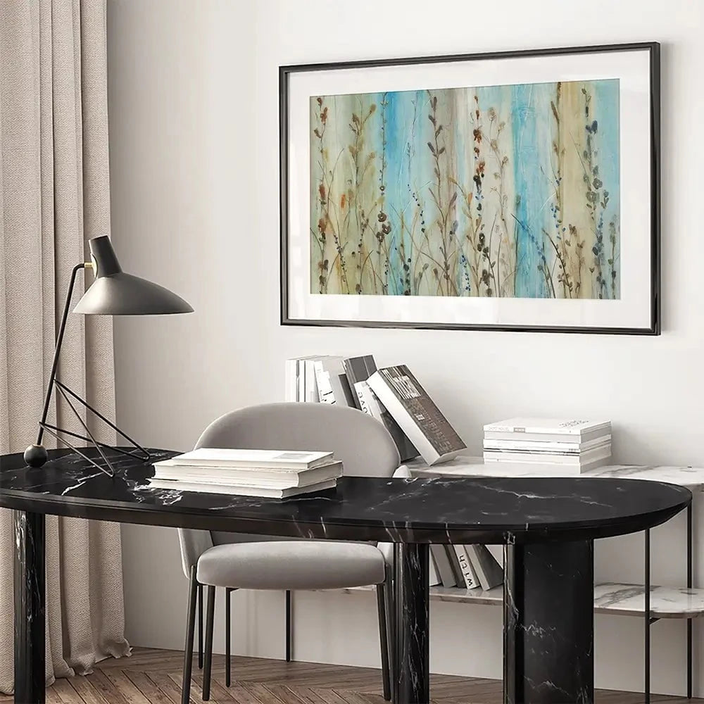 Ombre Floral Framed Art Print Ombre Floral Framed Art Print wall art product Tim O'Toole