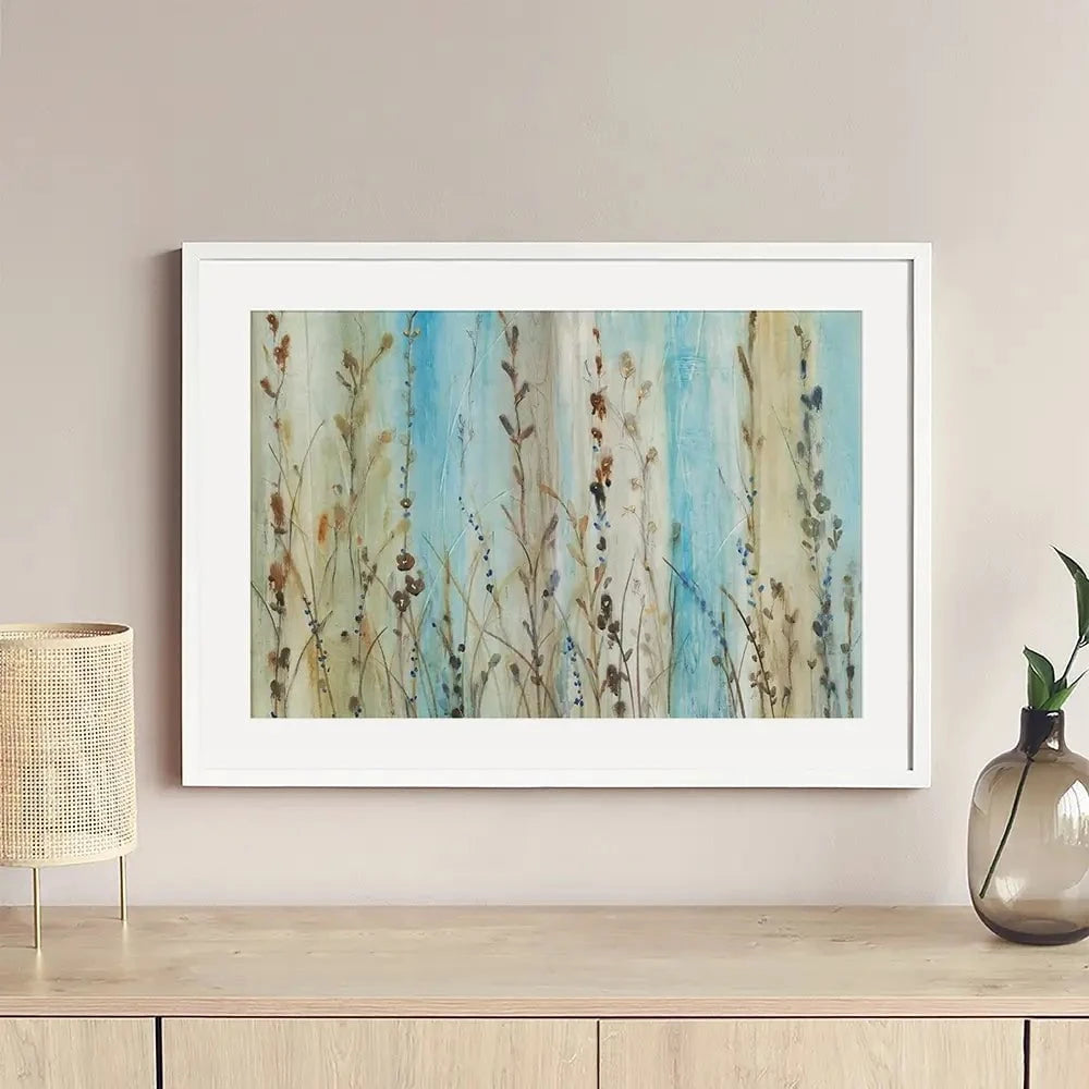 Ombre Floral Framed Art Print Ombre Floral Framed Art Print wall art product Tim O'Toole