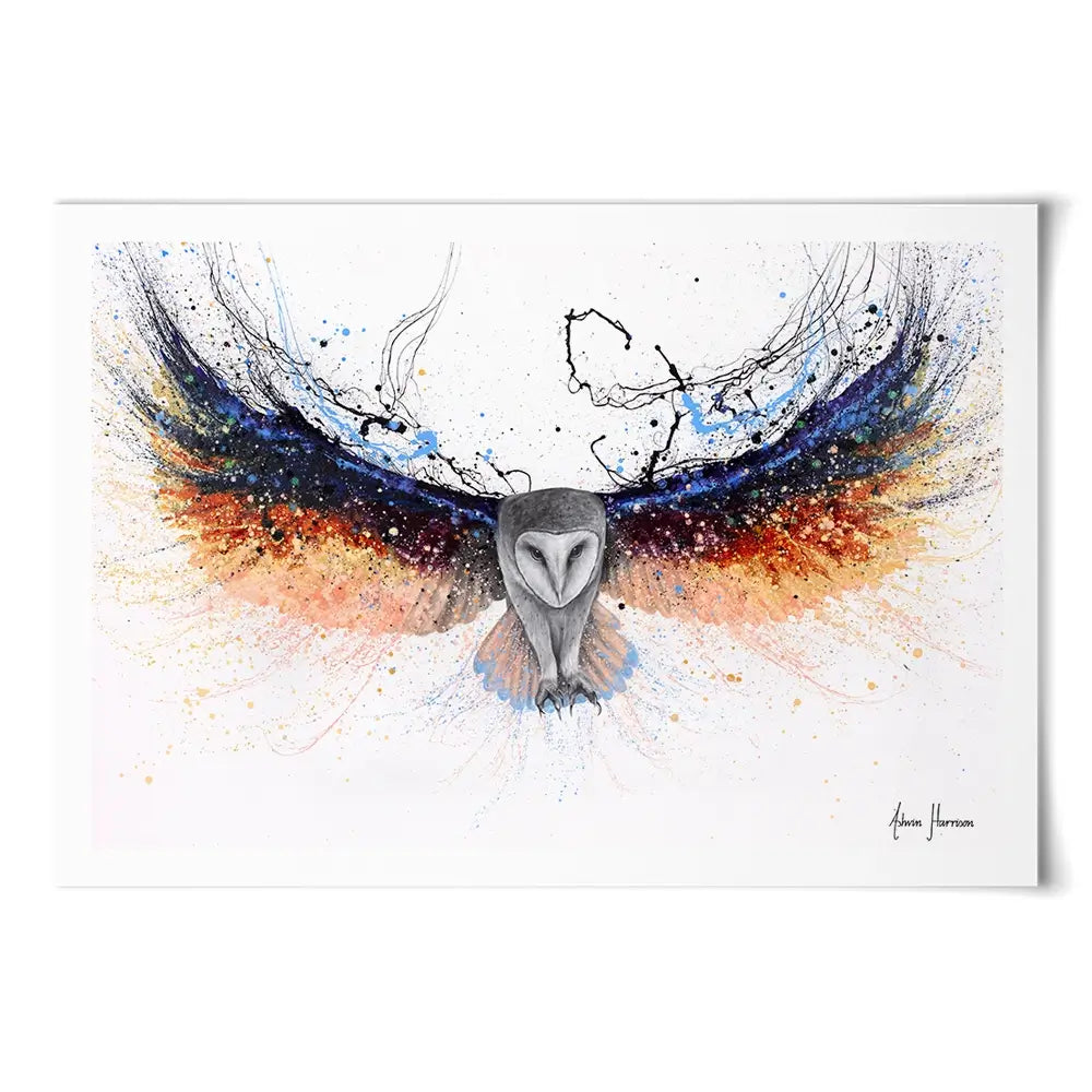 Omnipotent Owl Art Print Omnipotent Owl Art Print wall art product Ashvin Harrison