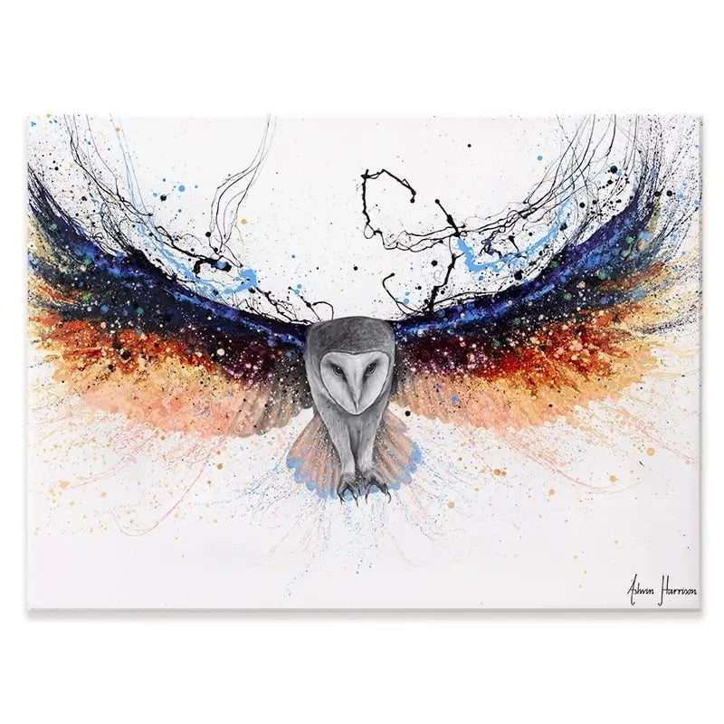 Omnipotent Owl Canvas Print Omnipotent Owl Canvas Print wall art product Ashvin Harrison