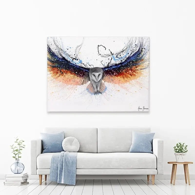 Omnipotent Owl Canvas Print Omnipotent Owl Canvas Print wall art product Ashvin Harrison