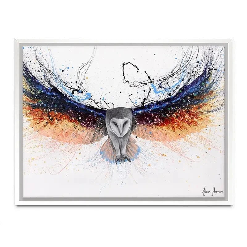 Omnipotent Owl Canvas Print Omnipotent Owl Canvas Print wall art product Ashvin Harrison