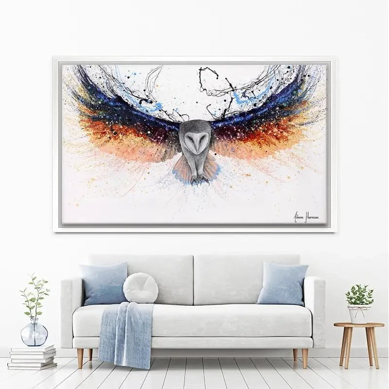 Omnipotent Owl Canvas Print Omnipotent Owl Canvas Print wall art product Ashvin Harrison