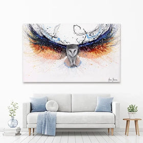 Omnipotent Owl Canvas Print Omnipotent Owl Canvas Print wall art product Ashvin Harrison