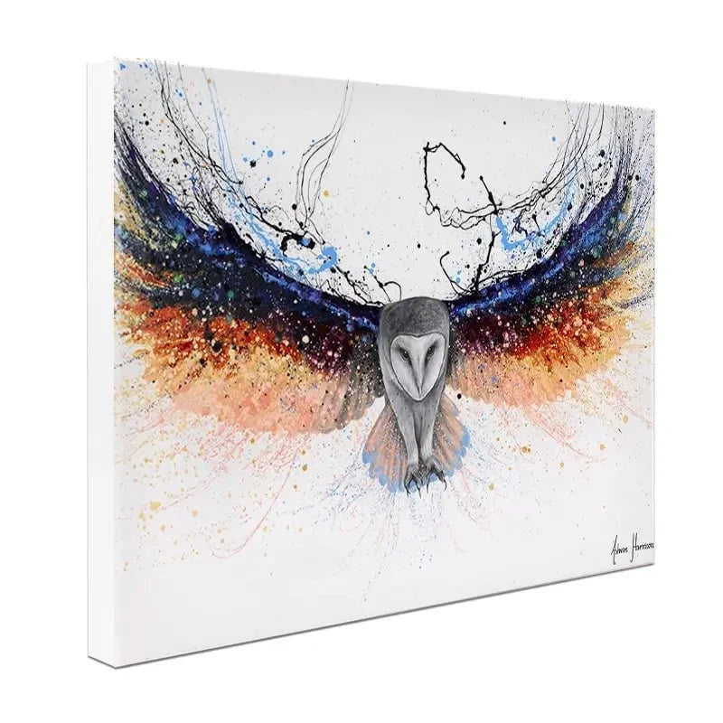 Omnipotent Owl Canvas Print Omnipotent Owl Canvas Print wall art product Ashvin Harrison
