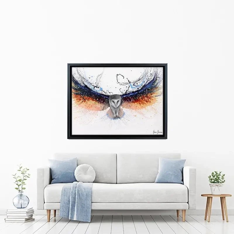 Omnipotent Owl Canvas Print Omnipotent Owl Canvas Print wall art product Ashvin Harrison