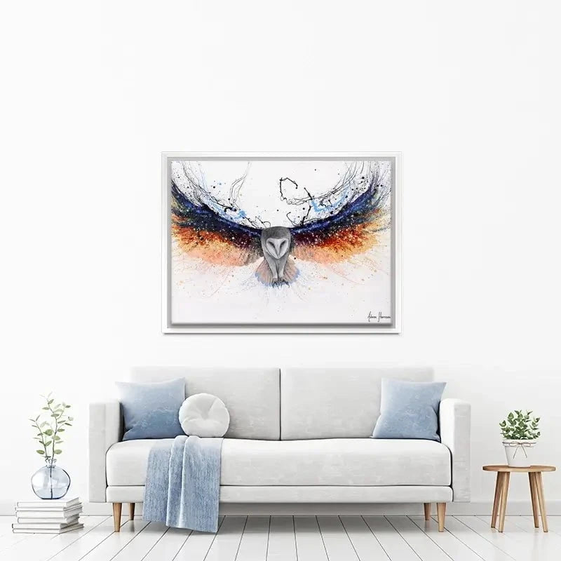 Omnipotent Owl Canvas Print Omnipotent Owl Canvas Print wall art product Ashvin Harrison