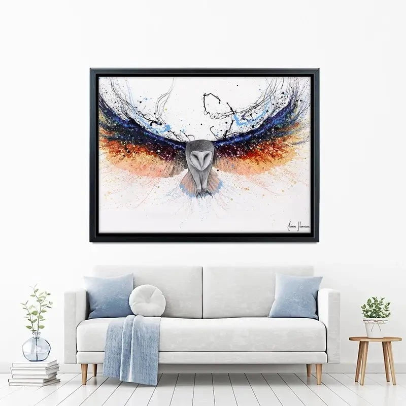 Omnipotent Owl Canvas Print Omnipotent Owl Canvas Print wall art product Ashvin Harrison