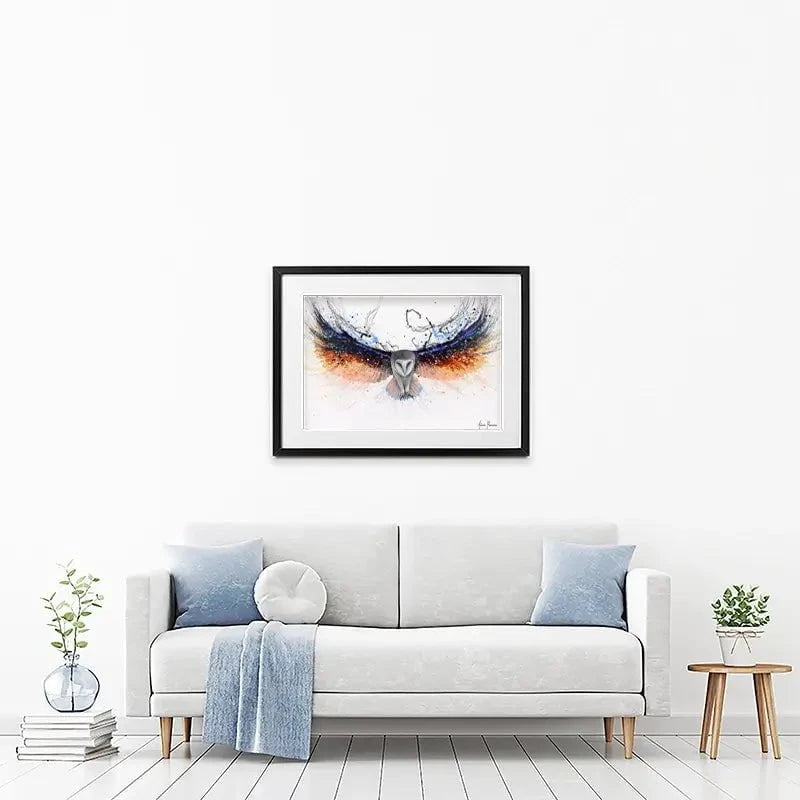 Omnipotent Owl Framed Art Print Omnipotent Owl Framed Art Print wall art product Ashvin Harrison