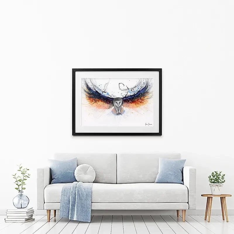 Omnipotent Owl Framed Art Print Omnipotent Owl Framed Art Print wall art product Ashvin Harrison