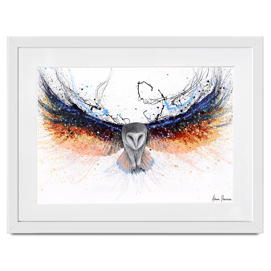 Omnipotent Owl Framed Art Print Omnipotent Owl Framed Art Print wall art product Ashvin Harrison
