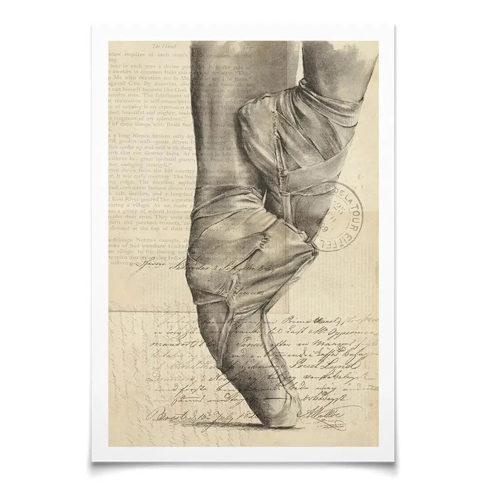 On Pointe 2 Art Print On Pointe 2 Art Print wall art product Jennifer Paxton Parker