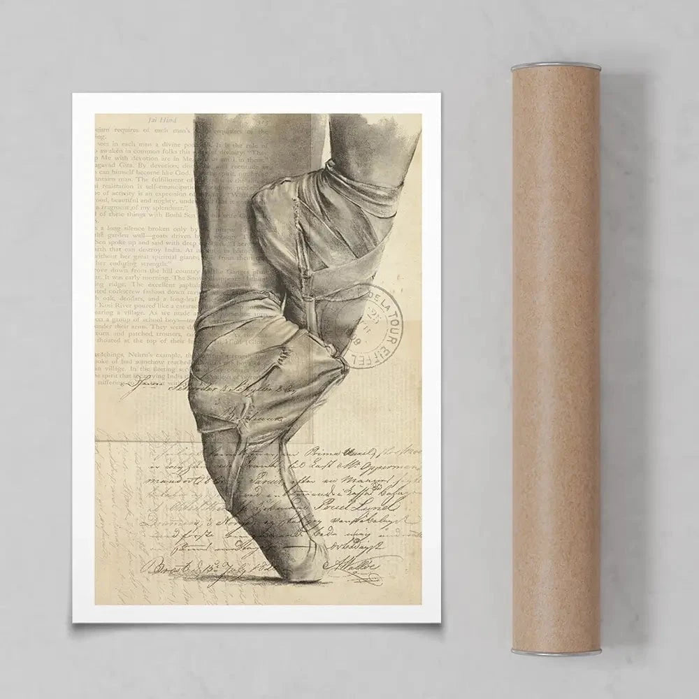 On Pointe 2 Art Print On Pointe 2 Art Print wall art product Jennifer Paxton Parker