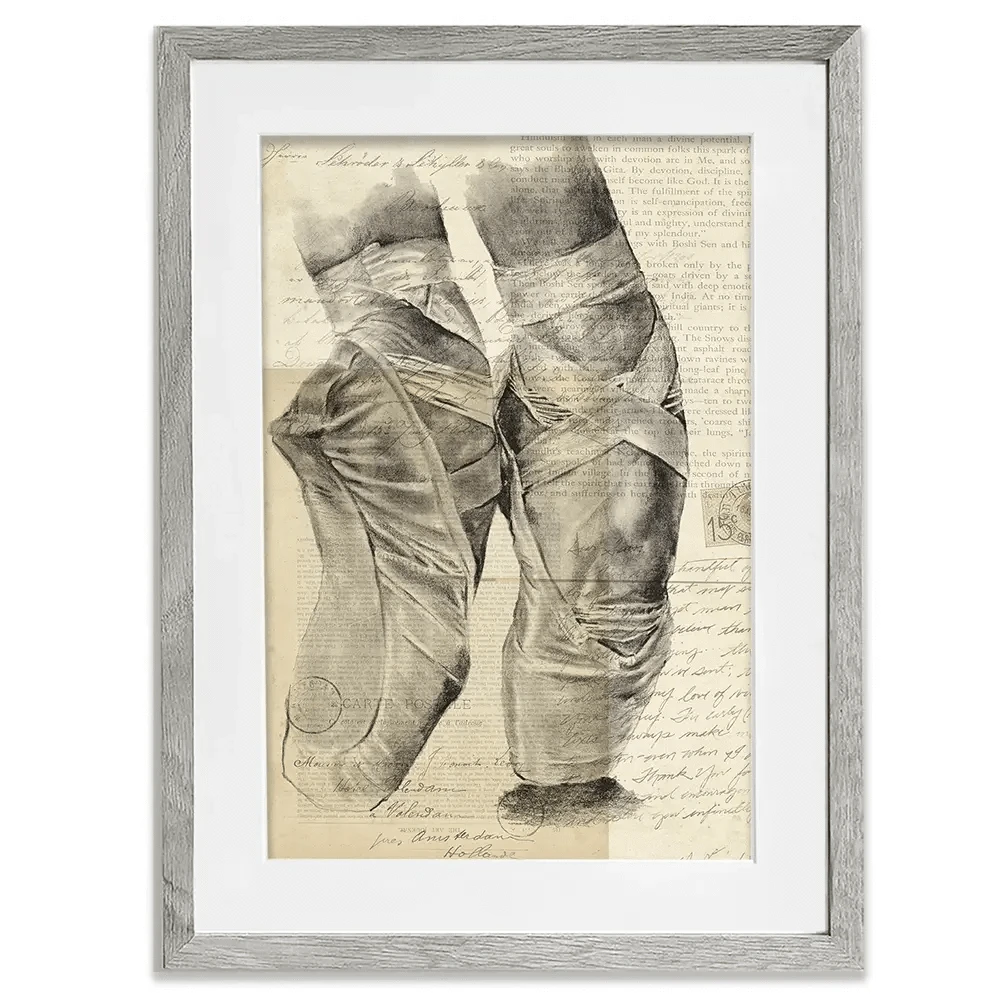 On Pointe Framed Art Print On Pointe Framed Art Print wall art product Jennifer Paxton Parker