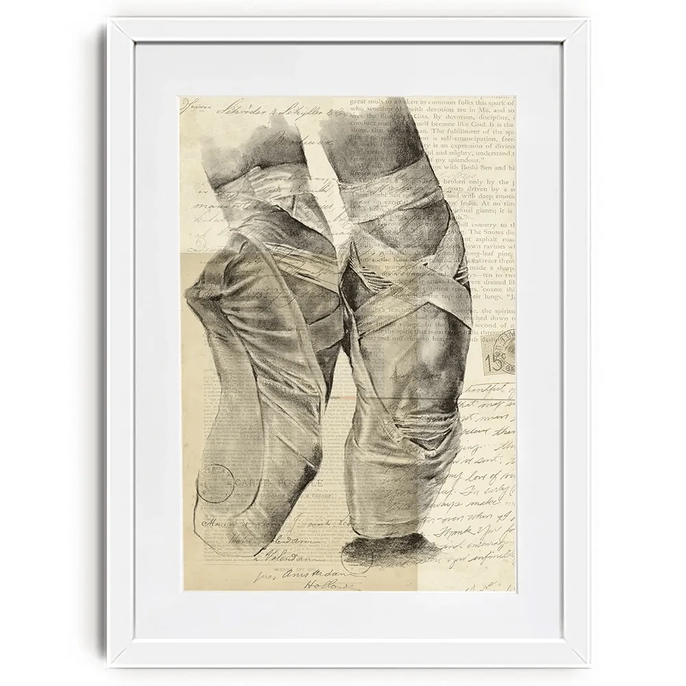 On Pointe Framed Art Print On Pointe Framed Art Print wall art product Jennifer Paxton Parker