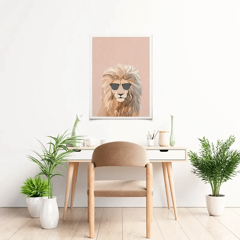 One Cool Cat Art Print One Cool Cat Art Print wall art product Sarah Manovski
