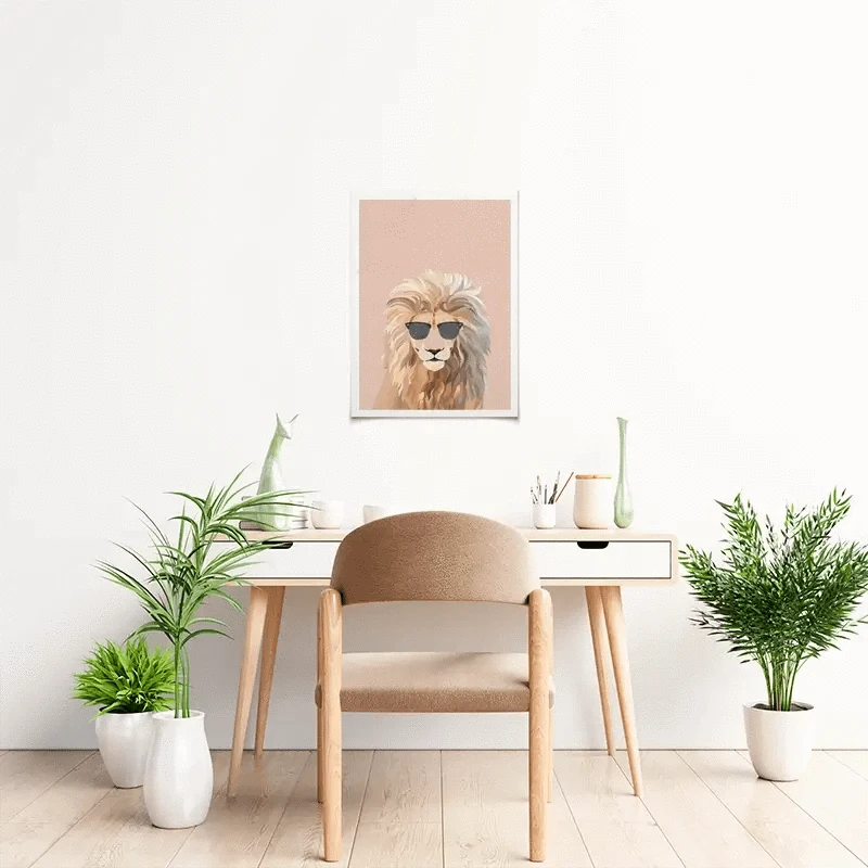 One Cool Cat Art Print One Cool Cat Art Print wall art product Sarah Manovski