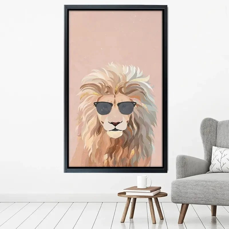 One Cool Cat Canvas Print One Cool Cat Canvas Print wall art product Sarah Manovski