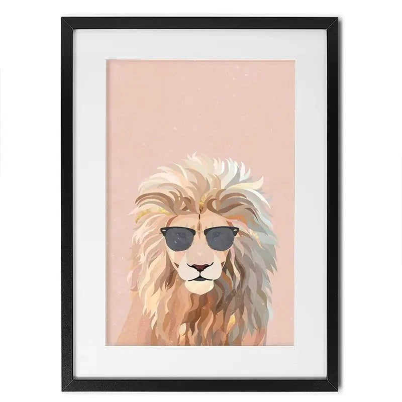 One Cool Cat Framed Art Print One Cool Cat Framed Art Print wall art product Sarah Manovski