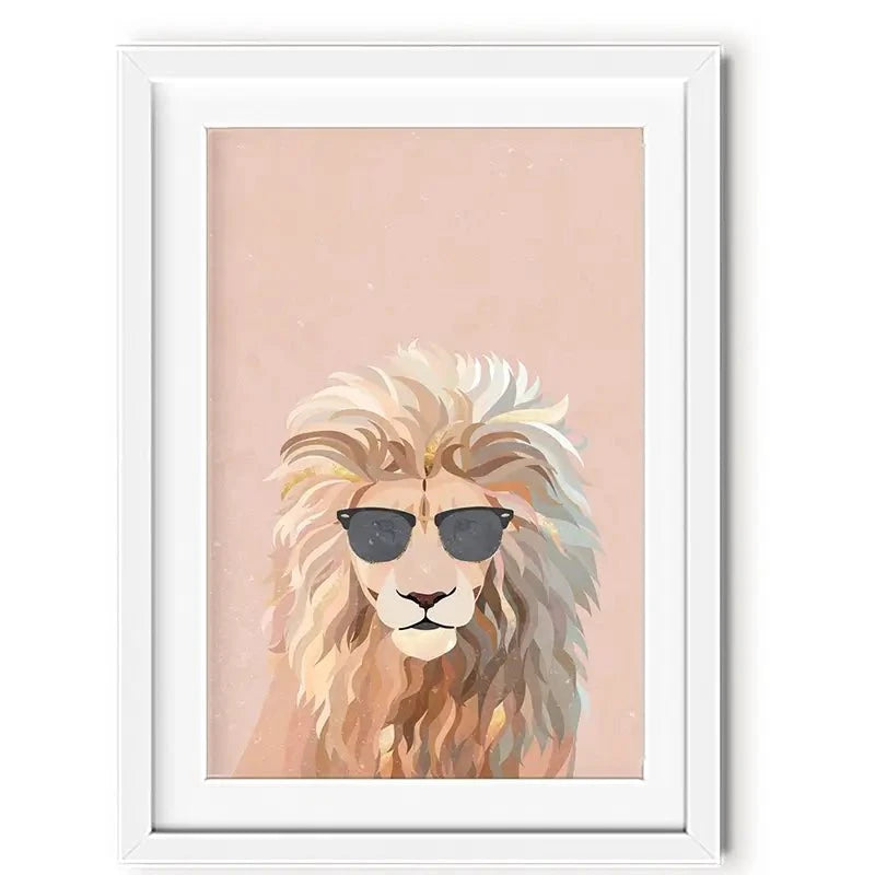 One Cool Cat Framed Art Print One Cool Cat Framed Art Print wall art product Sarah Manovski