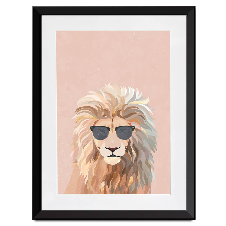 One Cool Cat Framed Art Print One Cool Cat Framed Art Print wall art product Sarah Manovski