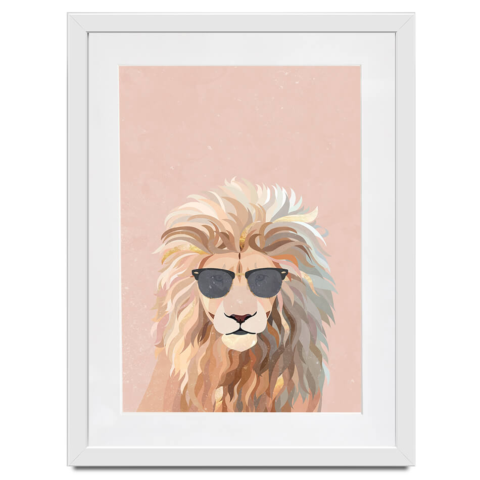 One Cool Cat Framed Art Print One Cool Cat Framed Art Print wall art product Sarah Manovski
