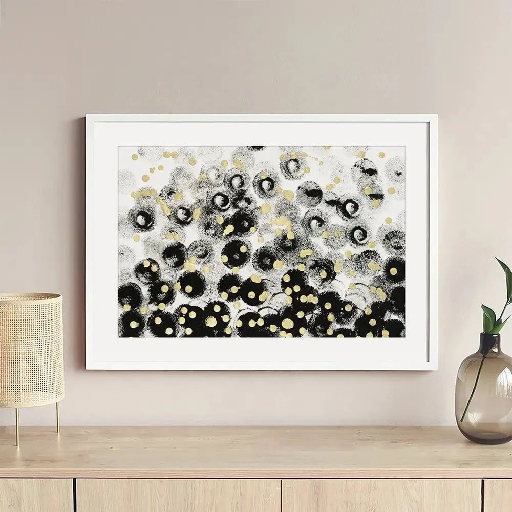 Onyx Pop Framed Art Print Onyx Pop Framed Art Print wall art product Vanna Lam
