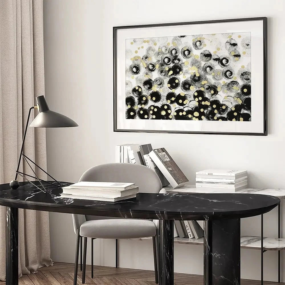 Onyx Pop Framed Art Print Onyx Pop Framed Art Print wall art product Vanna Lam