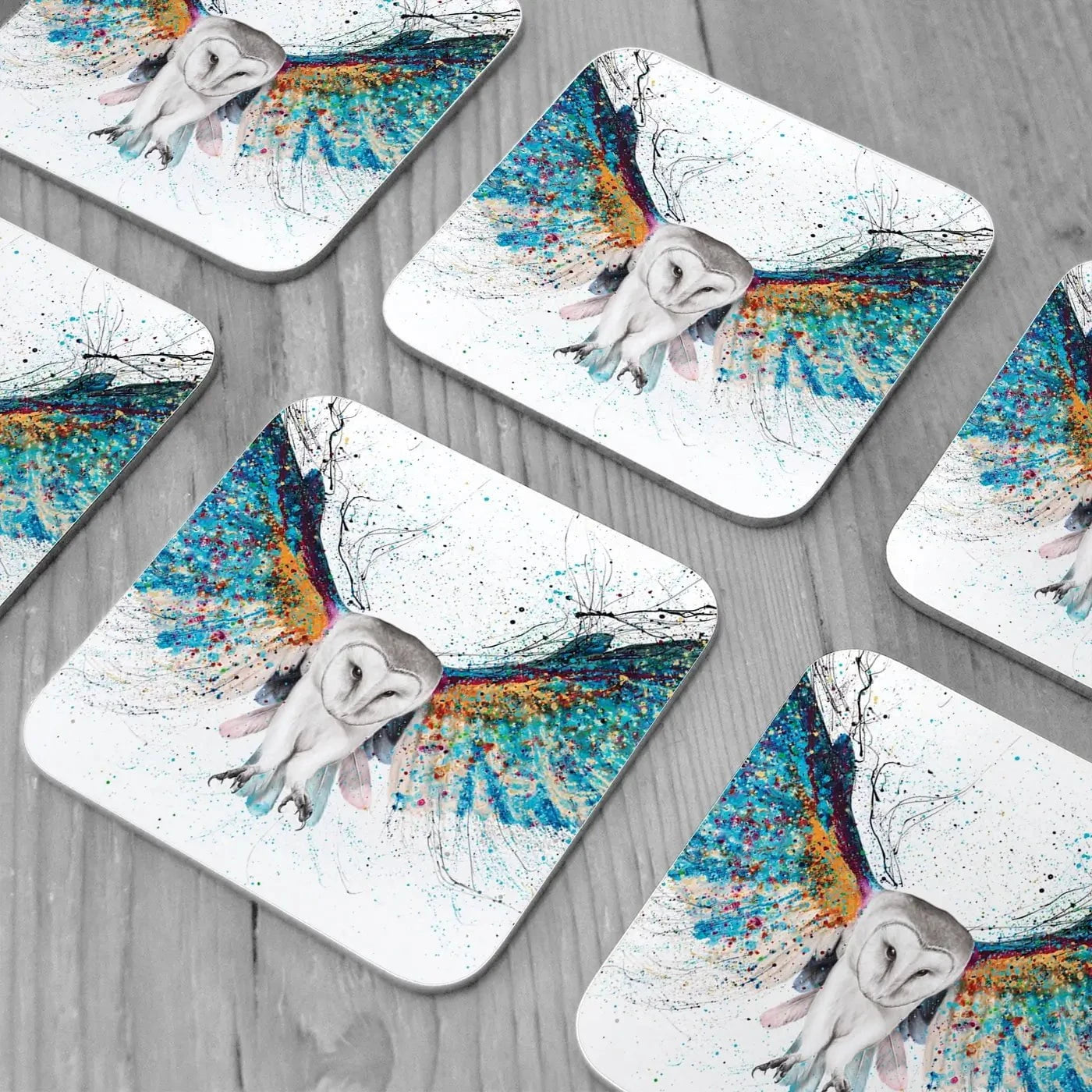 Opulent Night Owl Coaster Set Opulent Night Owl Coaster Set wall art product Ashvin Harrison