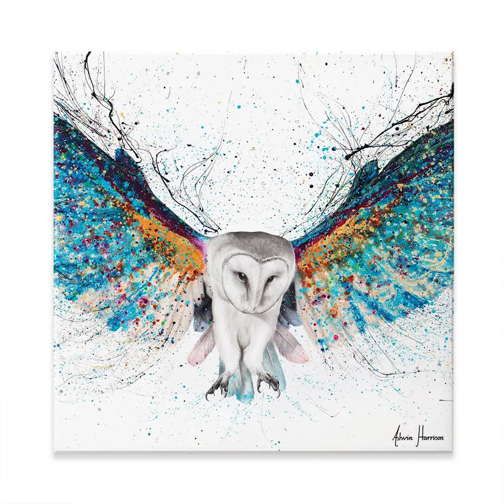 Opulent Night Owl Square Canvas Print Opulent Night Owl Square Canvas Print wall art product Ashvin Harrison