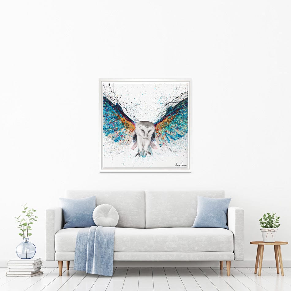 Opulent Night Owl Square Canvas Print wall art product Ashvin Harrison