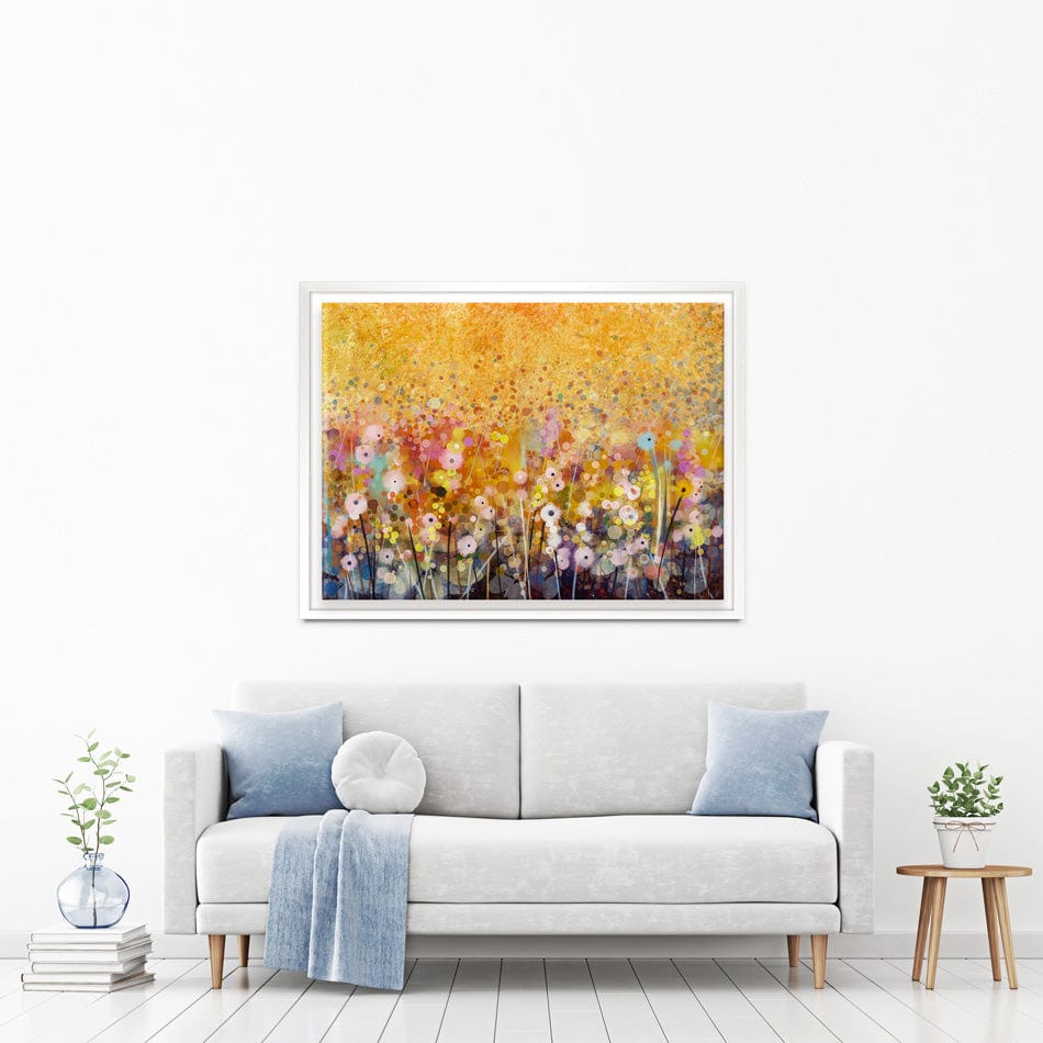 Orange Blaze Canvas Print wall art product pluie_r / Shutterstock