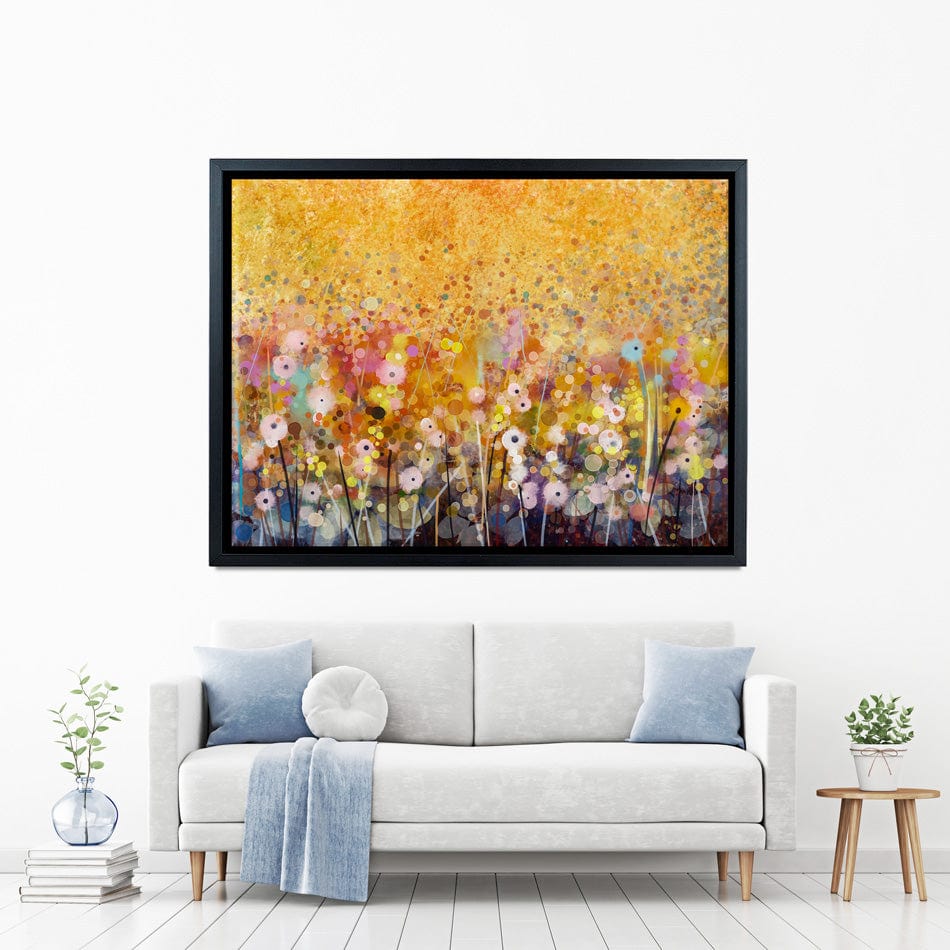 Orange Blaze Canvas Print wall art product pluie_r / Shutterstock