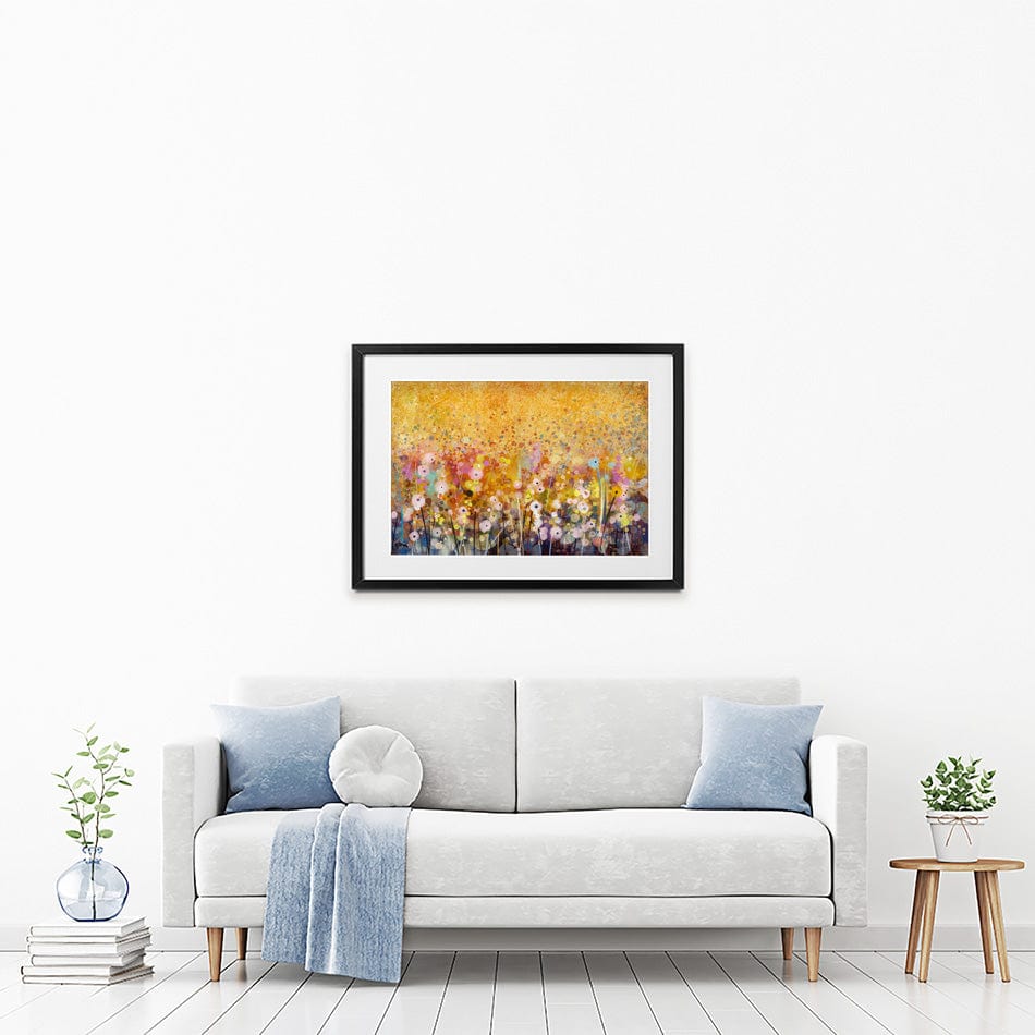 Orange Blaze Framed Art Print wall art product pluie_r / Shutterstock