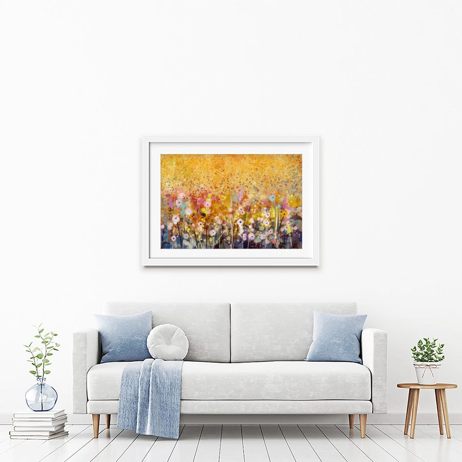 Orange Blaze Framed Art Print wall art product pluie_r / Shutterstock