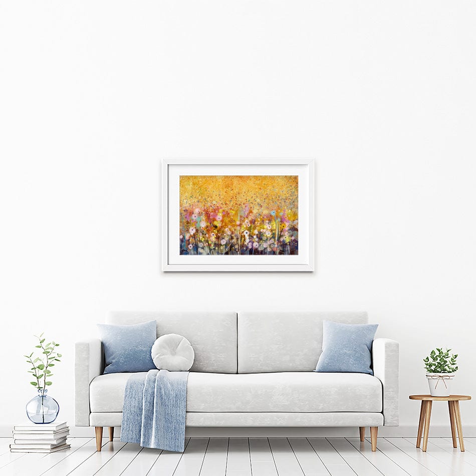 Orange Blaze Framed Art Print wall art product pluie_r / Shutterstock