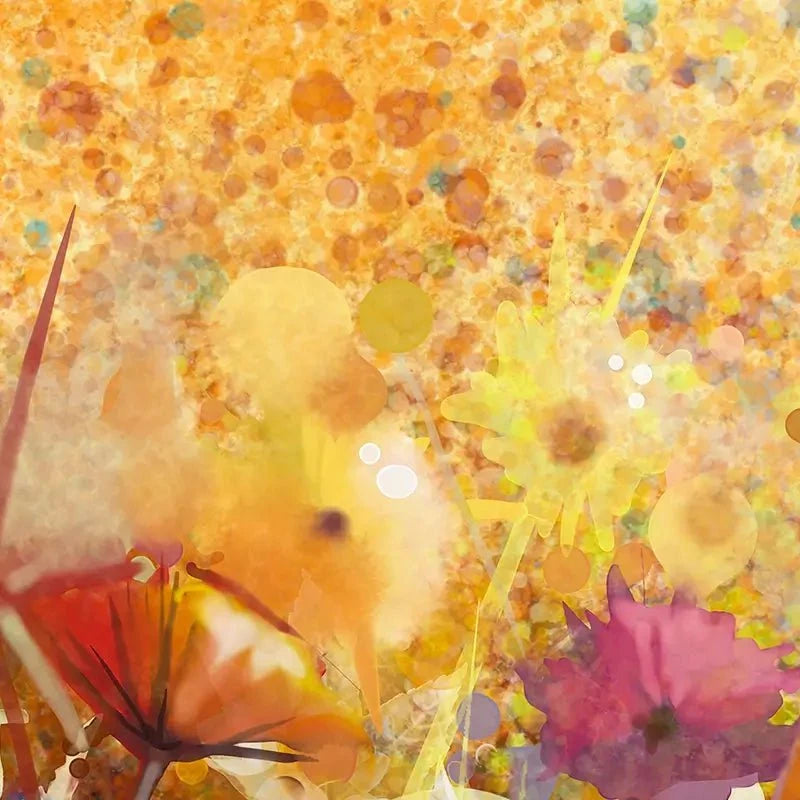 Orange Florals Canvas Print Orange Florals Canvas Print wall art product pluie_r / Shutterstock