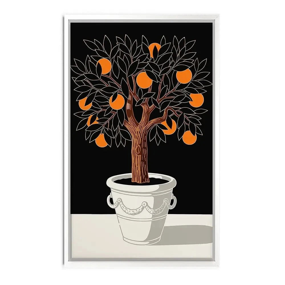 Orange Tree Canvas Print Orange Tree Canvas Print wall art product P & M Print Gallery