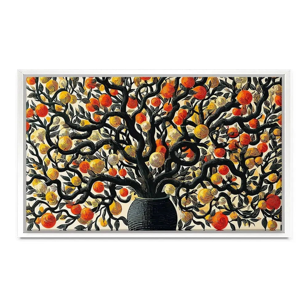 Orange Tree Oasis Canvas Print Orange Tree Oasis Canvas Print wall art product P & M Print Gallery